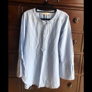 Loft mandarin collared tunic